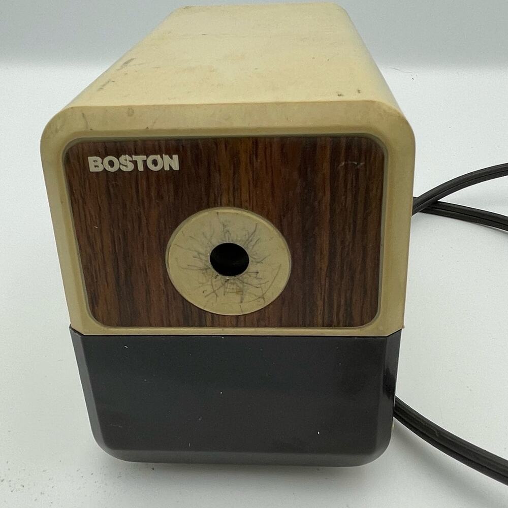 Vintage Boston electric pencil sharpener model 18 296A USA Hunt Mfg Desk - Picture 1 of 6